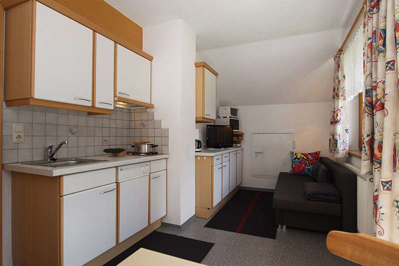 Apartment 2-3 people Kitchen Haus Niederhof Kappl