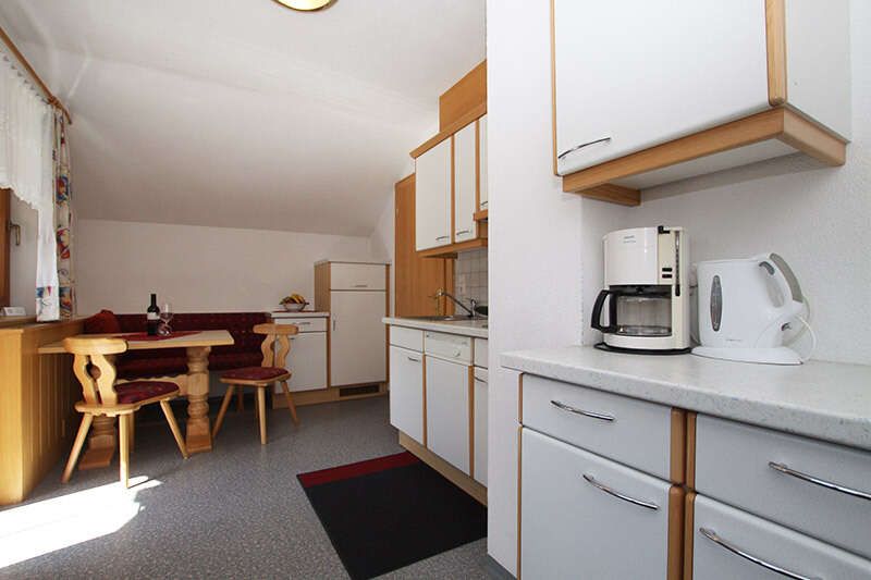 Appartement 2-3 Personen Essbereich Haus Niederhof Kappl