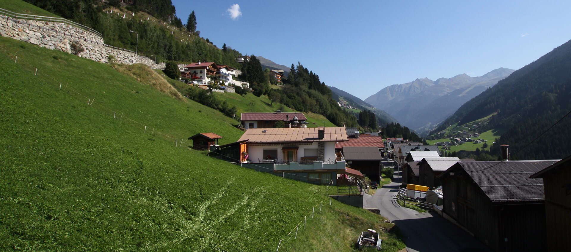 Sommerurlaub Kappl Aussicht