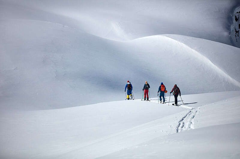 Ski touring Kappl Tyrol